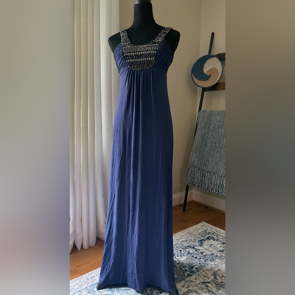 Dresses & Skirts - Soprano Maxi Dress with Studs & Sequins Bodice